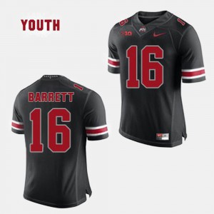 Ohio State J.T. Barrett Jersey #16 Youth(Kids) Alumni Black College Football 256908-937