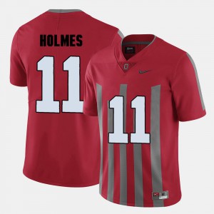For Men Embroidery College Football Red #11 Ohio State Jalyn Holmes Jersey 322322-146