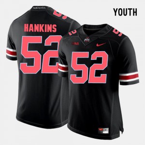 Youth(Kids) Black College Football #52 Buckeyes Johnathan Hankins Jersey Stitch 214690-808