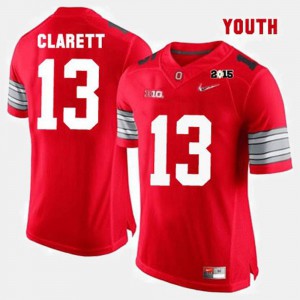 Red Embroidery OSU Maurice Clarett Jersey College Football #13 For Kids 211023-260