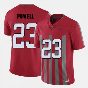 Embroidery Red #23 Men College Football Buckeyes Tyvis Powell Jersey 869625-466