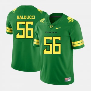 Green Mens College University of Oregon Alex Balducci Jersey #56 College Football 992919-784