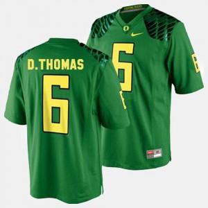 Oregon Duck De'Anthony Thomas Jersey College Football #6 University Green For Men 798908-870