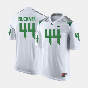 #44 White Ducks DeForest Buckner Jersey College Football Men High School 862790-403