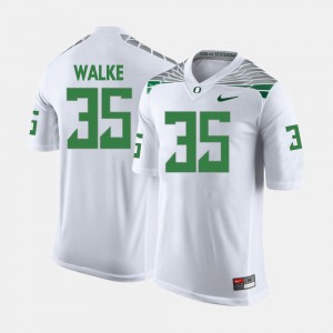 College Football Player For Men White #35 Oregon Joe Walker Jersey 312551-612