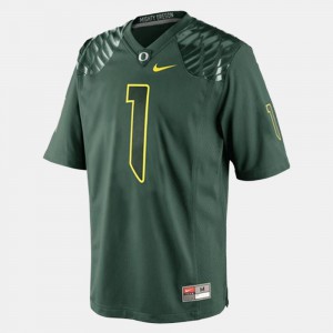 University of Oregon Josh Huff Jersey #1 College Football Stitched Men Green 362451-308