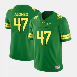 Oregon Kiko Alonso Jersey Men's Embroidery Green #47 College Football 174303-509