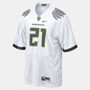White #21 Youth University UO LaMichael James Jersey College Football 593761-882