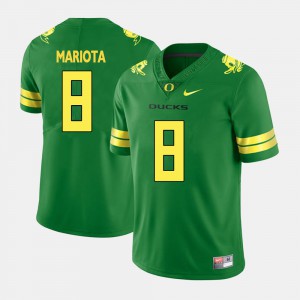 Ducks Marcus Mariota Jersey College Football #8 Green Embroidery For Men 309808-130
