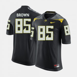 Stitched Oregon Duck Pharaoh Brown Jersey #85 Black College Football For Men 657792-260