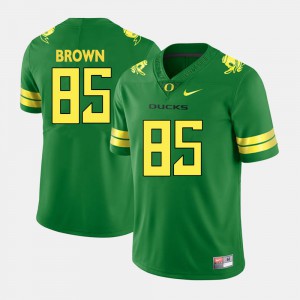 Mens Oregon Ducks Pharaoh Brown Jersey University #85 Green College Football 229225-646