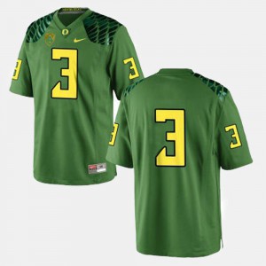 Ducks Vernon Adams Jersey Men Green #3 College Football College 570004-527