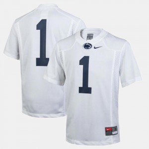 #1 Youth(Kids) College Football White Penn State Jersey NCAA 166056-401