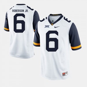 Embroidery Mountaineers Reggie Roberson Jr. Jersey Alumni Football Game White #6 For Men 833863-525