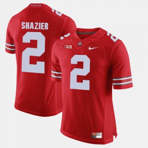 Scarlet Stitch Ohio State Ryan Shazier Jersey For Men's Alumni Football Game #2 870835-188
