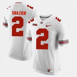 #2 Stitched Alumni Football Game White Ohio State Buckeyes Ryan Shazier Jersey For Men 253272-794