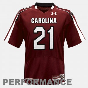 #21 SC Marcus Lattimore Jersey Stitched For Men's Red College Football 571082-814