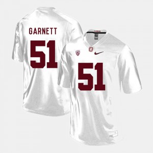 College Football White Stanford Cardinal Joshua Garnett Jersey NCAA #51 Men 559278-973