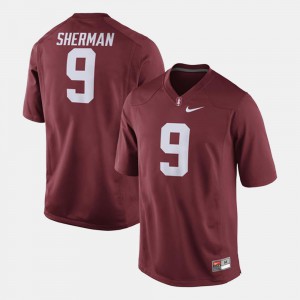 Men's Stanford University Richard Sherman Jersey Alumni Football Game College Cardinal #9 675910-749