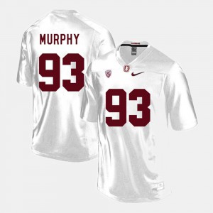 Stanford Cardinal Trent Murphy Jersey University White #93 For Men's College Football 604405-647
