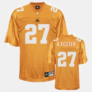 Player For Men VOL Arian Foster Jersey #27 College Football Orange 261047-211
