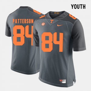 College Football Grey UT VOL Cordarrelle Patterson Jersey Official #84 Youth(Kids) 855888-836