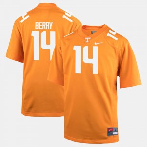 Orange NCAA Alumni Football Game #14 For Kids UT Volunteer Eric Berry Jersey 278953-721