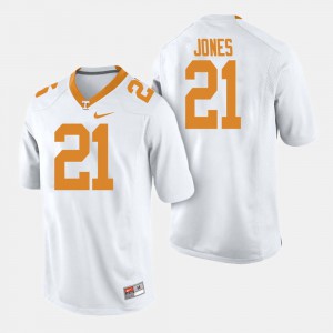 For Men Tennessee Jacquez Jones Jersey High School White #21 College Football 905807-674
