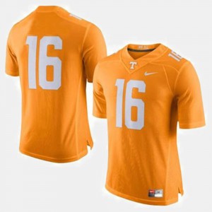 #16 Player Tennessee Vols Peyton Manning Jersey Mens College Football Orange 296902-798
