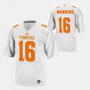White Tennessee Peyton Manning Jersey For Men College Football NCAA #16 477591-815