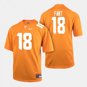 VOL Princeton Fant Jersey NCAA Mens College Football #18 Orange 701064-864