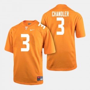 College Football Orange Tennessee Volunteers Ty Chandler Jersey #3 NCAA Men 525738-677