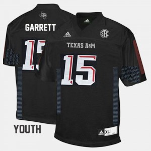 College Football Black Aggies Myles Garrett Jersey Stitch #15 For Kids 934150-781