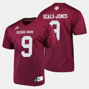 University #9 College Football Maroon For Men's Aggies Ricky Seals-Jones Jersey 737900-193