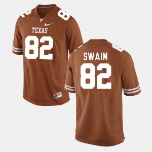 College Football Burnt Orange Texas Longhorns Geoff Swaim Jersey Men's #82 NCAA 618361-779