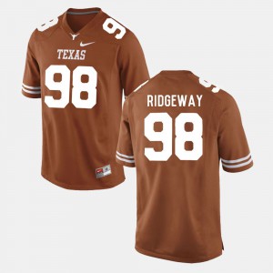 Stitch For Men Burnt Orange College Football Texas Longhorns Hassan Ridgeway Jersey #98 446286-211