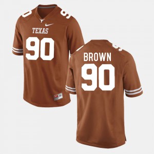 #90 College Football Alumni Texas Longhorns Malcom Brown Jersey Burnt Orange Mens 359427-375