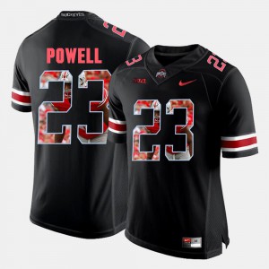 Black Stitch Mens Ohio State Buckeyes Tyvis Powell Jersey #23 Pictorial Fashion 953455-256