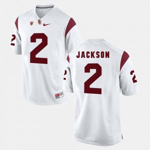 USC Trojan Adoree' Jackson Jersey #2 Men's Pac-12 Game Stitch White 709459-612