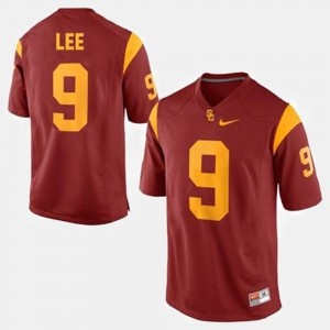 #9 College Football Official USC Trojans Marqise Lee Jersey Men Red 651968-267