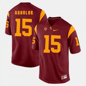 University Pac-12 Game #15 USC Trojans Nelson Agholor Jersey Red Mens 427236-191