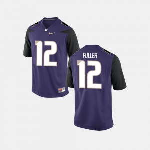 Purple Player University of Washington Aaron Fuller Jersey Men College Football #12 754008-868