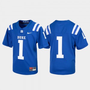 College Royal Football #1 Youth(Kids) Untouchable Duke Jersey 534955-773