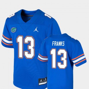 Youth(Kids) #13 Royal Game College Football Official UF Feleipe Franks Jersey 280180-229