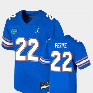 Embroidery Gator Lamical Perine Jersey College Football #22 Youth Royal Game 575951-371