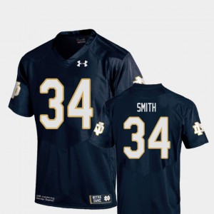 Navy College Football NCAA Replica Notre Dame Jahmir Smith Jersey #34 Youth 291283-969