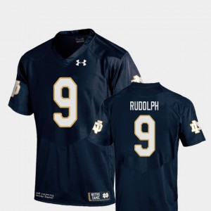 Replica Navy Youth(Kids) #9 College Football Notre Dame Kyle Rudolph Jersey Player 748868-790