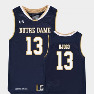 Alumni University of Notre Dame Nikola Djogo Jersey College Basketball Navy For Kids Replica #13 908420-154