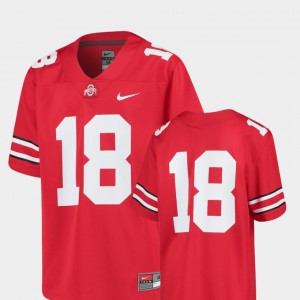 Ohio State Jersey Scarlet College Football Replica #18 Official Youth 149942-593