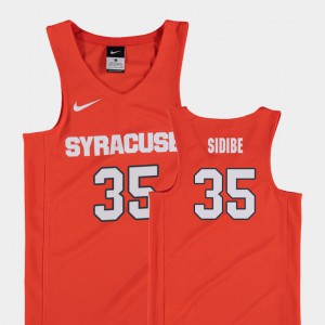 Player Syracuse University Bourama Sidibe Jersey College Basketball Youth Replica Orange #35 484342-215